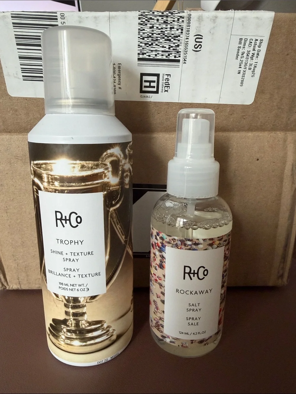 R+Co Trophy & Rockaway Duo — White and Gold Accents
